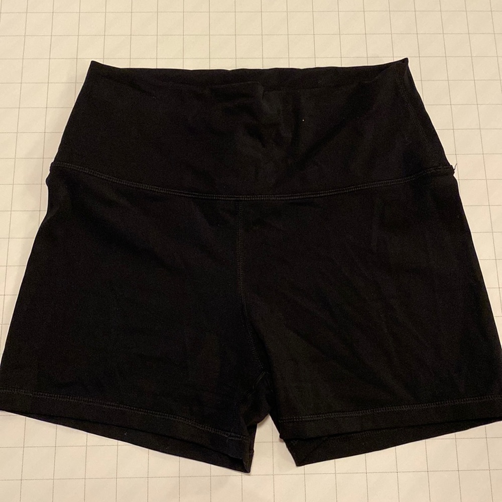 Black athletic spandex, very stretchy